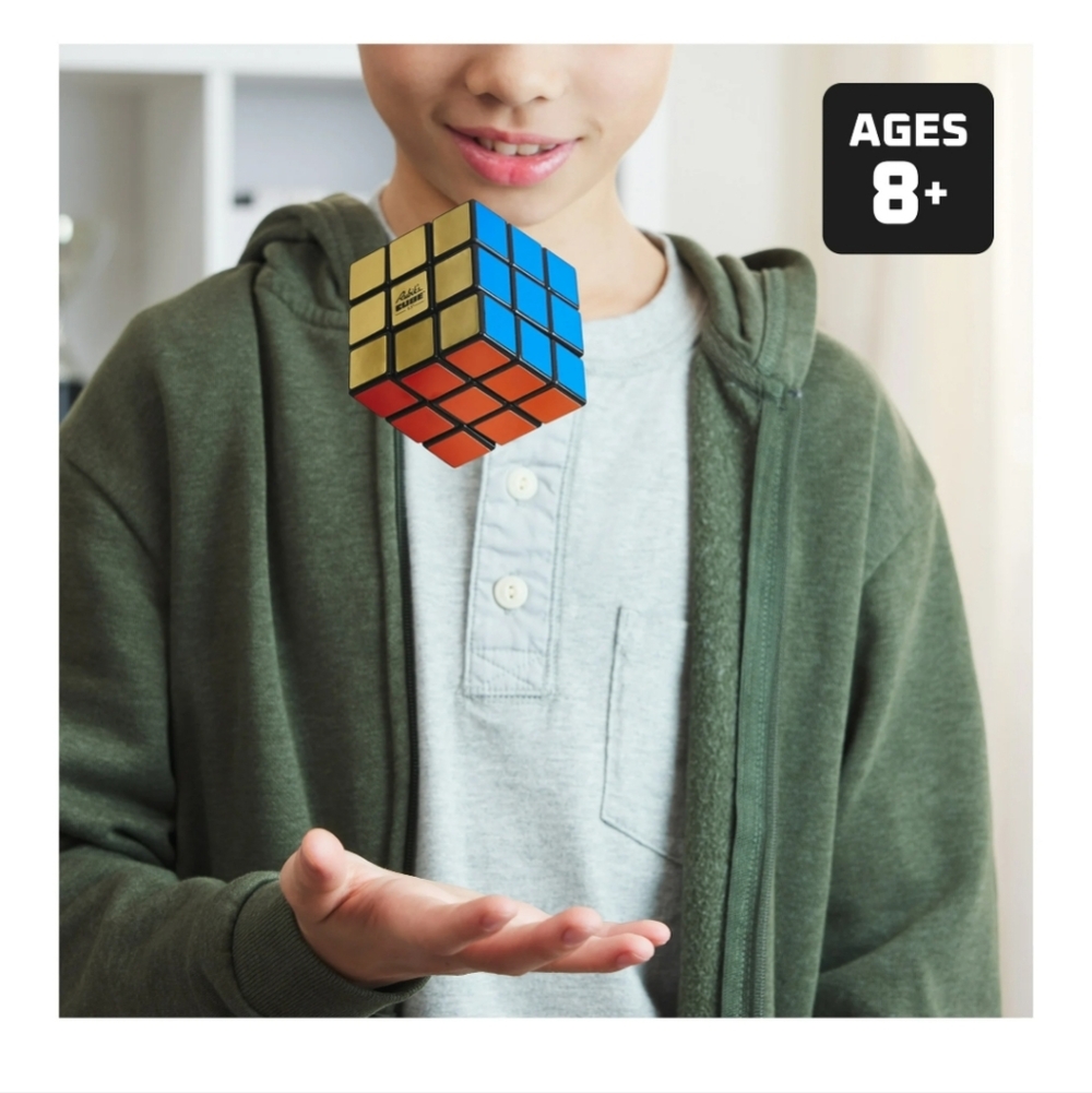 Rubik's Cube, Retro 50th Anniversary Edition 3x3 Color-Matching Puzzle - Picture 2 of 8